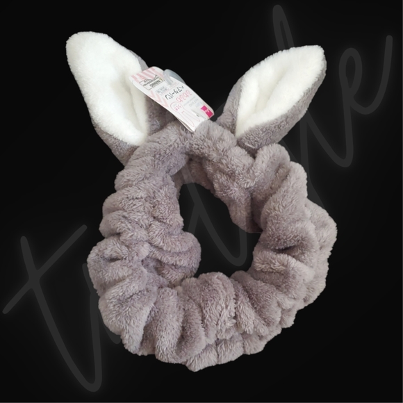 ⭐️4/$20⭐️ Fluffy Headband - Gray Bunny - Picture 1 of 2